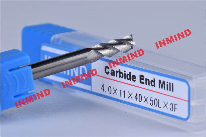 High Precision Aluminum End Mill With 2 Flute / 3 Flute Highly Polished