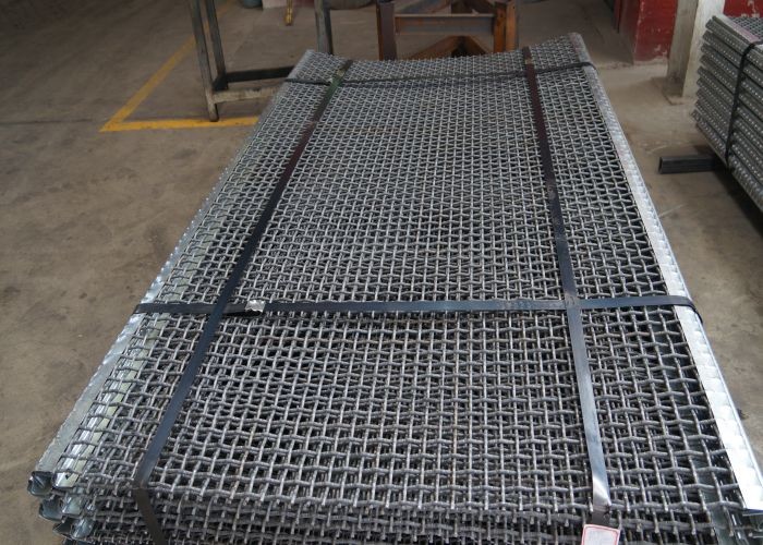 high tensile steel Vibrating Screen Media with hook For Crusher Equipment In Mineral Quarry cement mixing plant