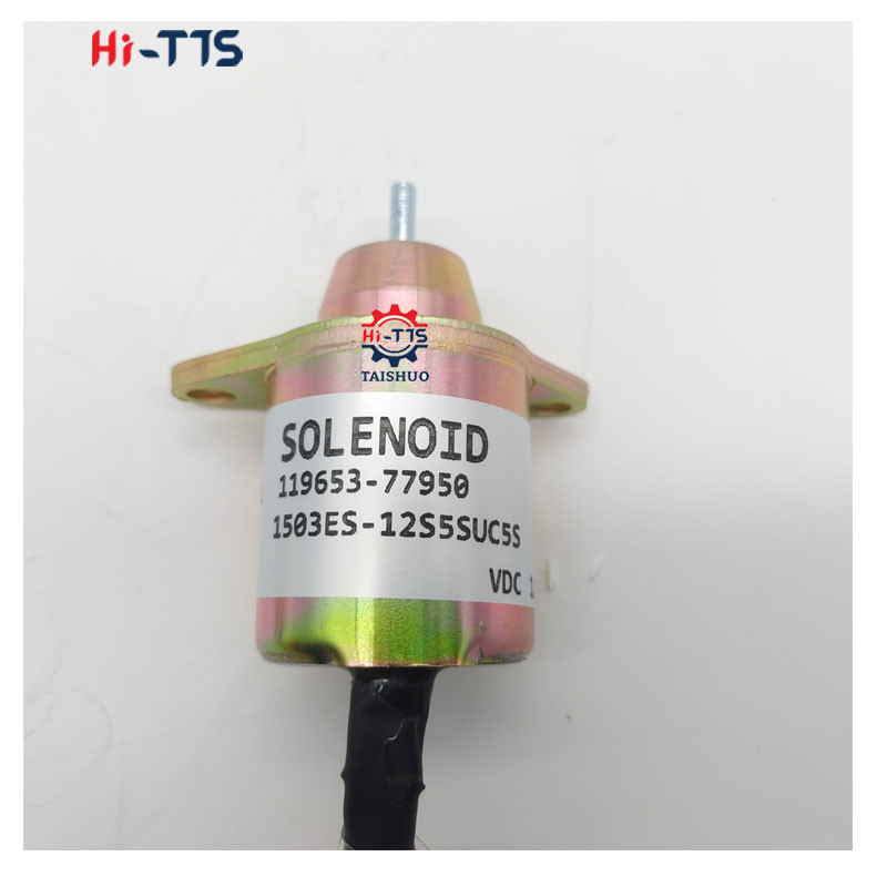 119653-77950 1503ES-12S5SUC5S Stop Solenoid Valve 12V for Engine 4TNV88 4TNV94 4TNV106