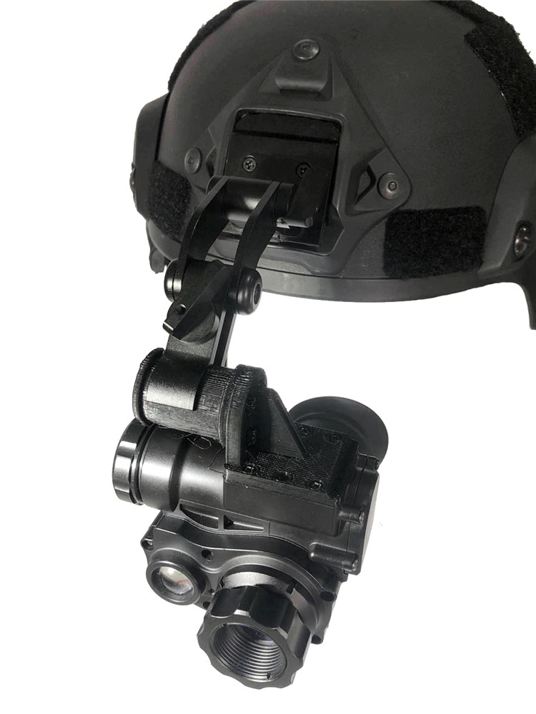1x24mm Infrared Night Vision Telescope , Night Vision Monocular With Helmet Mount