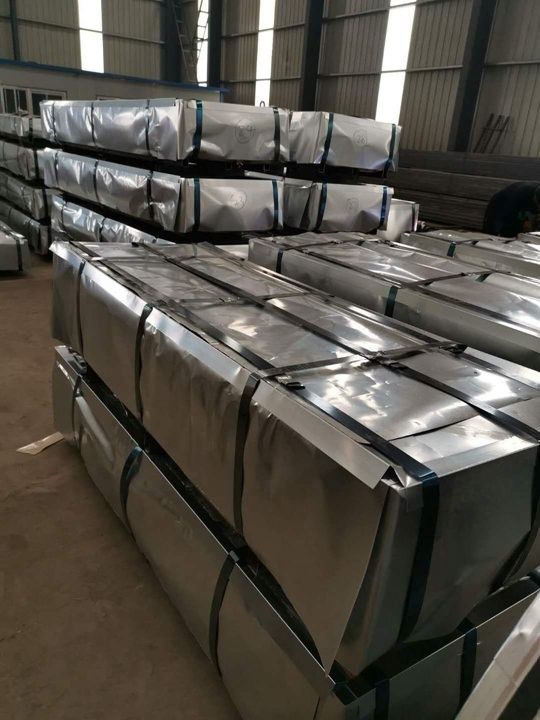 Structural Use Corrugated Steel Roof Sheets With Matt Finishing Surface Corrugated Steel Roof Sheets