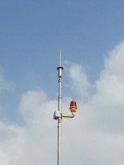 ICAO Red Steady Light IP68 Aviation Obstruction Light Low Intensity