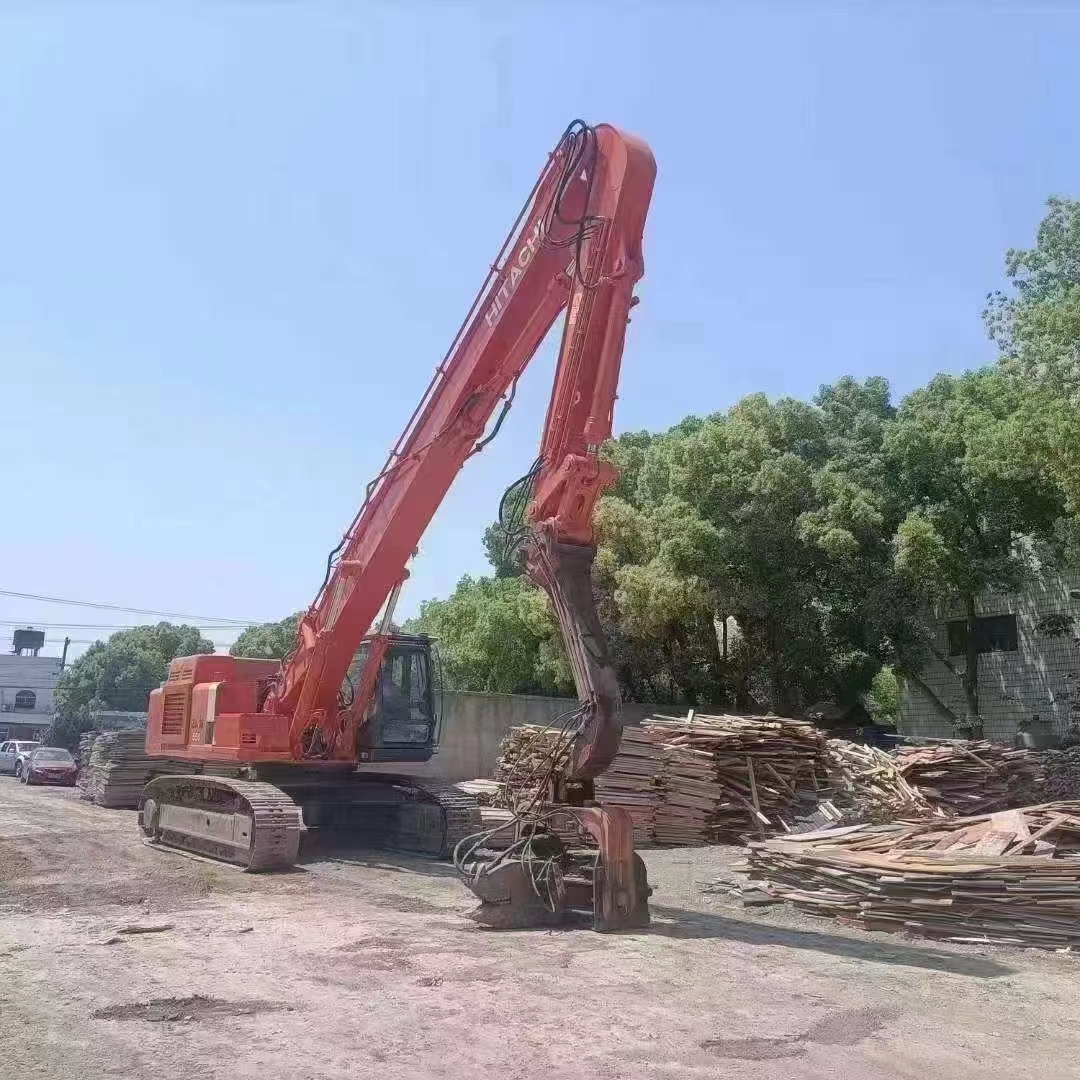 55T Second-hand Hitachi Excavator ZAXIS 550 Pile Driver with 3.3m3 Bucket Capacity