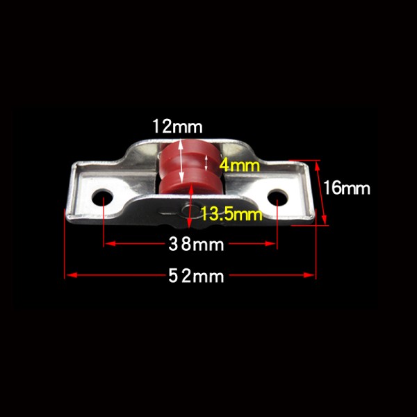Pvc Sliding Window Roller With Single Nylon Wheel Upvc Window Hardware