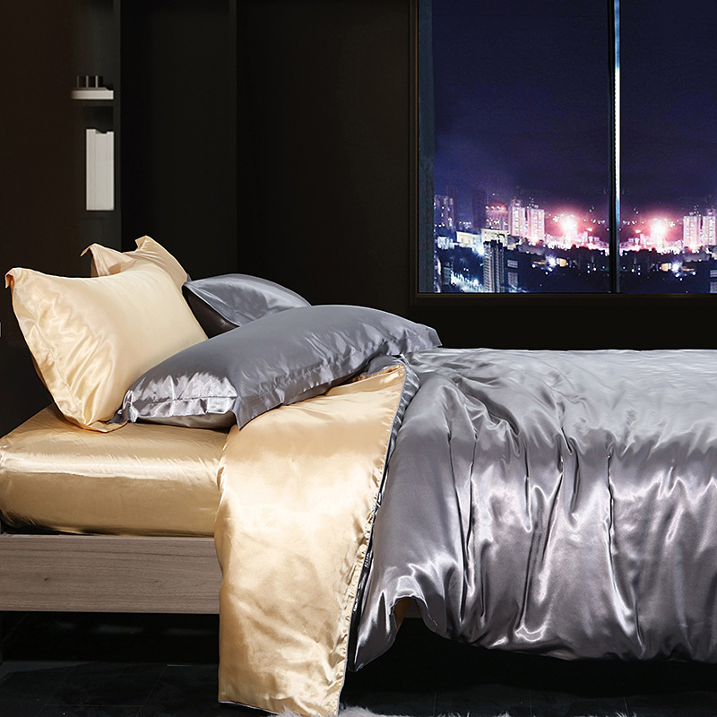 Home Textile Mulberry Silk Bed Sheets , Queen Size 20x30in Fitted Silk Bed Covers