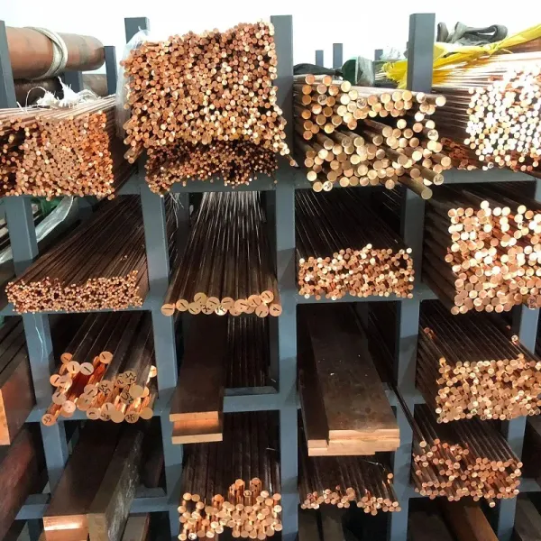 99.9% Pure C11000 Grade ASTM Standard Round Copper Bar and Rod 4-250mm Diameter