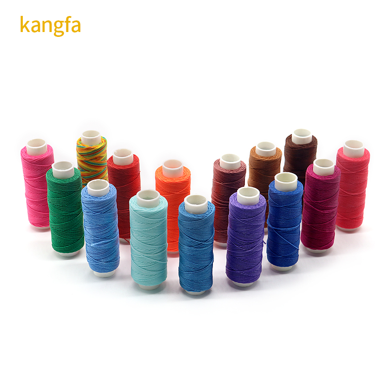 1mm 100% Polyester Leather Round Waxed Thread for Hand-sewn Leather Long-lasting