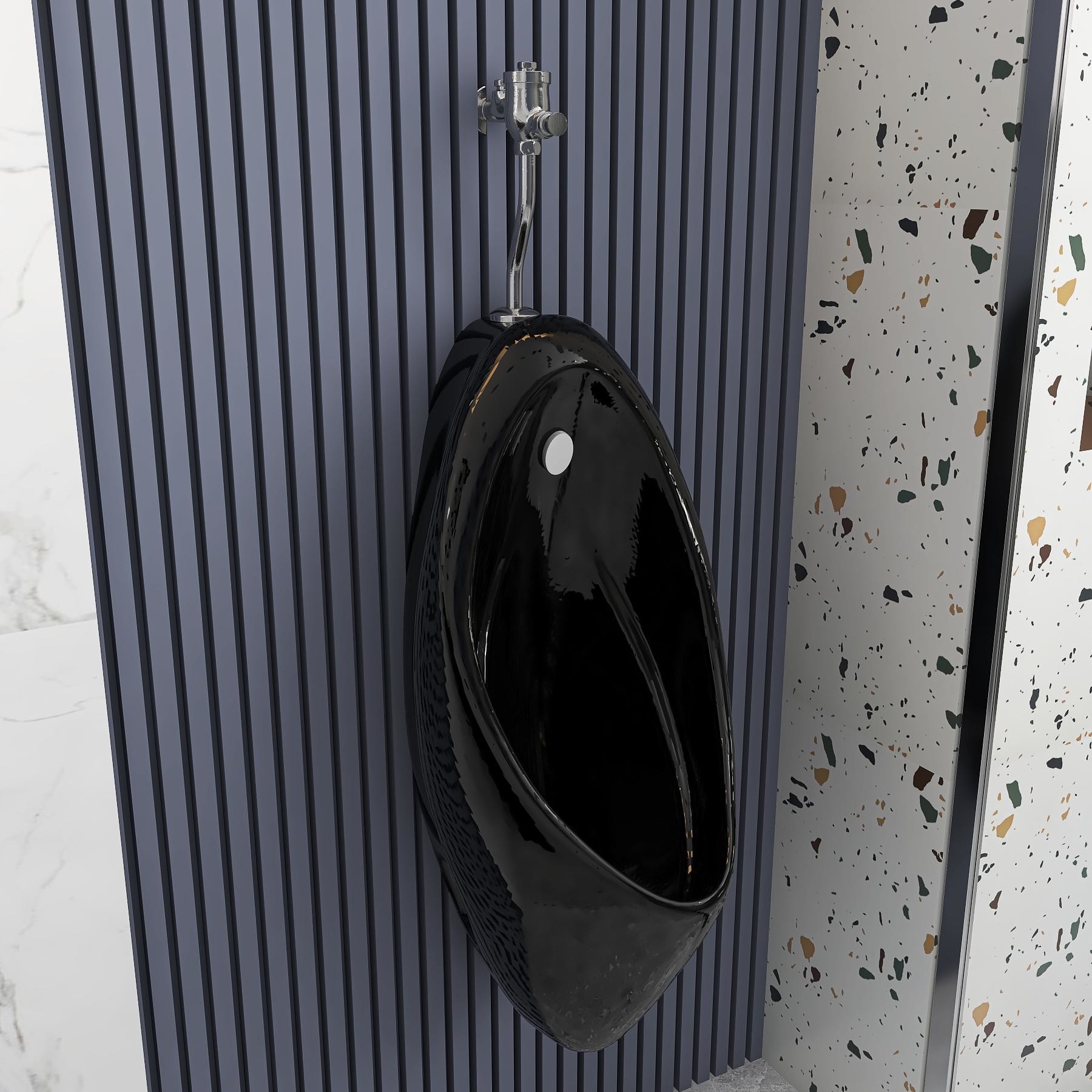Siphon Flushing Wall Mounted Urinal Toilet Sanitary Ware Auto Sensor