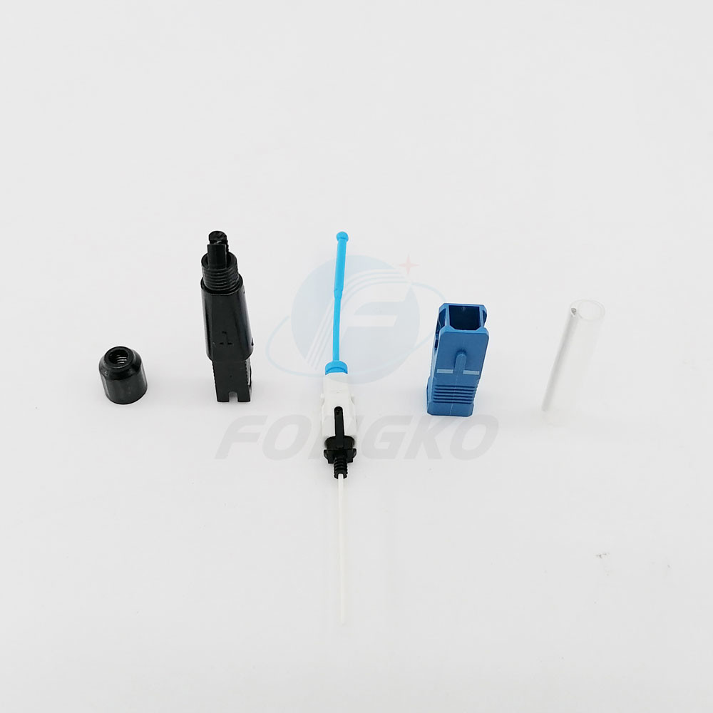 SC / UPC Hot Melt FTTH Fiber Optic Quick Connector Fast Fusion Splice