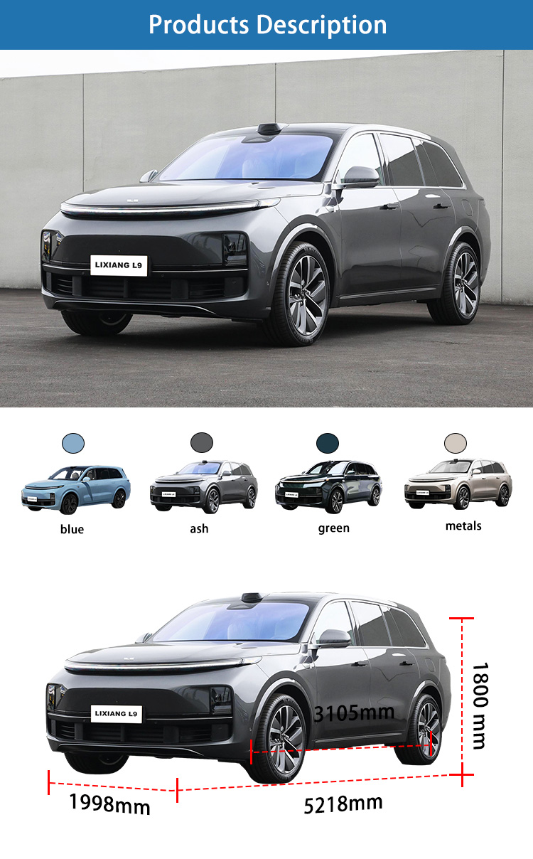 Auto SUV EV Hybrid Electric Vehicles New 2023 Lixiang L9 Max EV