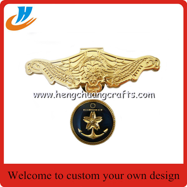 Flag hat clips,metal golf accessory cusotm.new design in 2017
