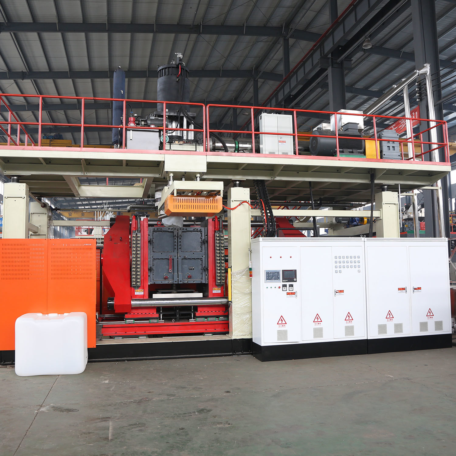 Huayu 1000L 3-Layers IBC Blow Moulding Machine Automatic Chemical Packing Blow Moulding Machine for HDPE Plastic