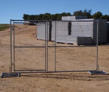 Cross Brace 11.5 Ga (0.11") Us Standard Galvanized Chain Link Temporary Steel Fence No Import Duty