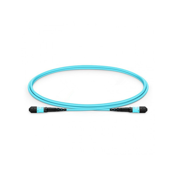 MTP Female Fiber Optic Patch Cord OM3 40G 12/24 Cores Single Mode Patch Cables