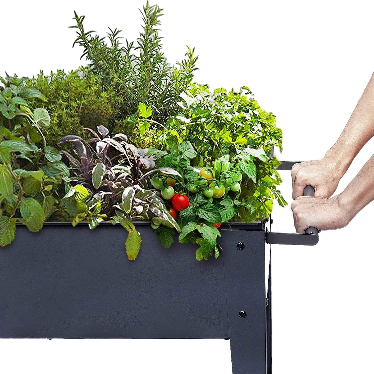 Standing Raised Garden Beds Heavy Duty Outdoor Planter Box for Functional Gardens