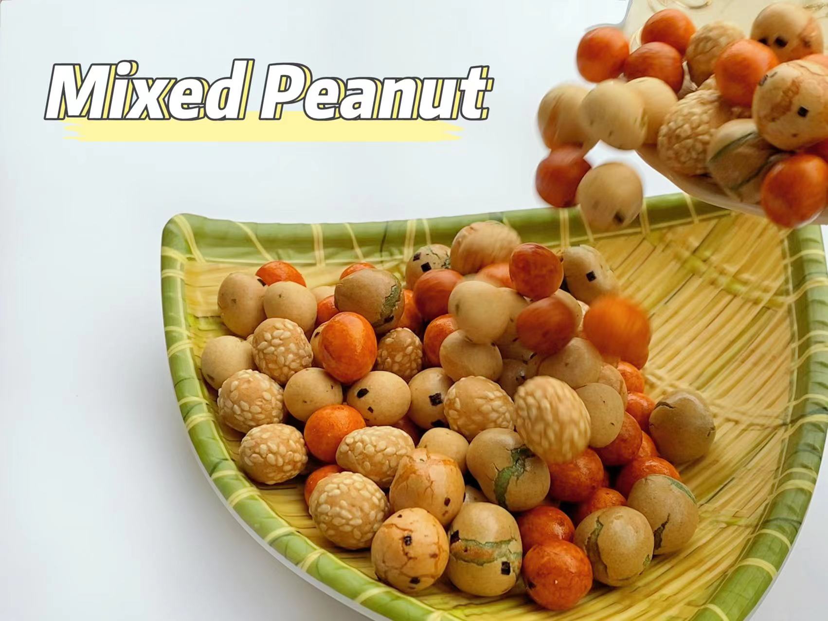 High Quality Crispy Multi-flavored Peanuts Crackers Healthy Mixed Nut Snacks Spicy Sesame Peanut