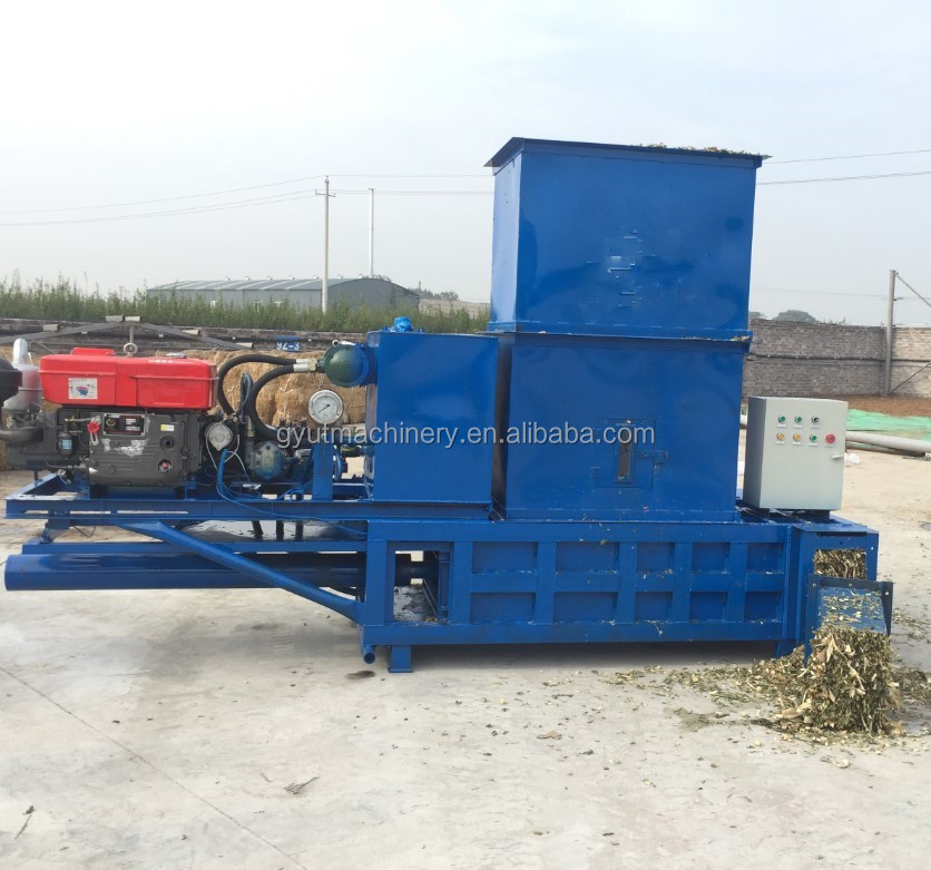 Max. Capacity 80-120pcs /h Alfalfa Hay Horizontal Hydraulic Press for Corn Silage Compress