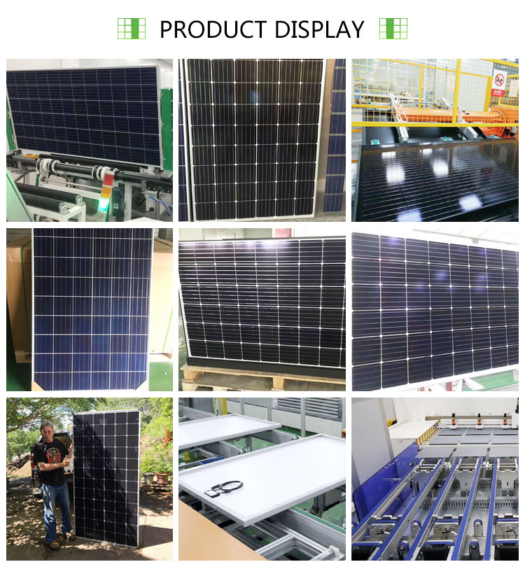 6BB 9BB Mono Perc Solar Panel 500W 520W 550W Solar Power Panel