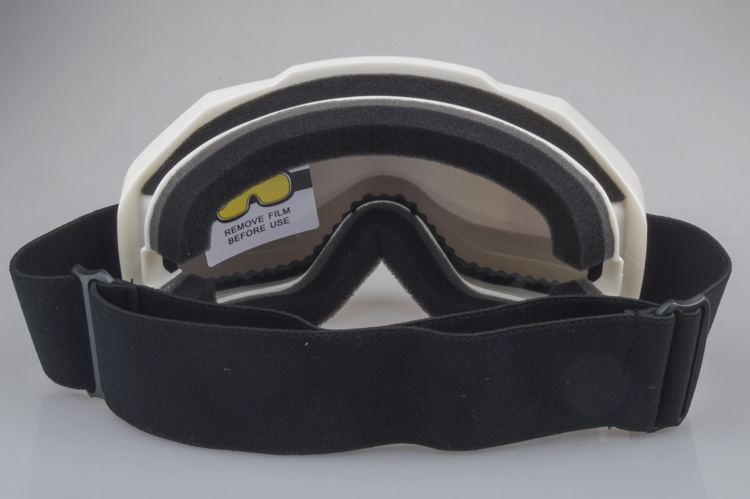 Spherical Design Ski Goggles Anti Slip Strap High Toughness Frame UV Protection