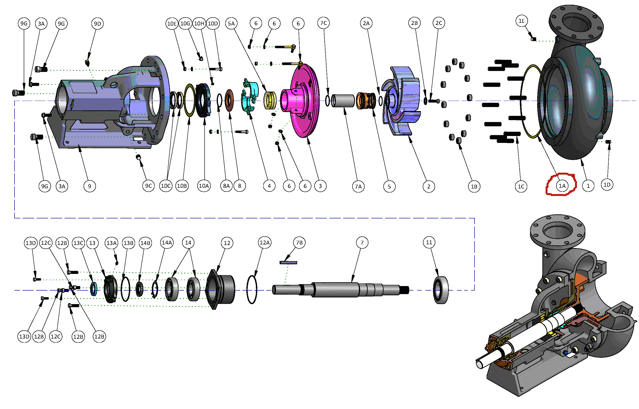 Structure Chart of Mission Centrifugal Pump