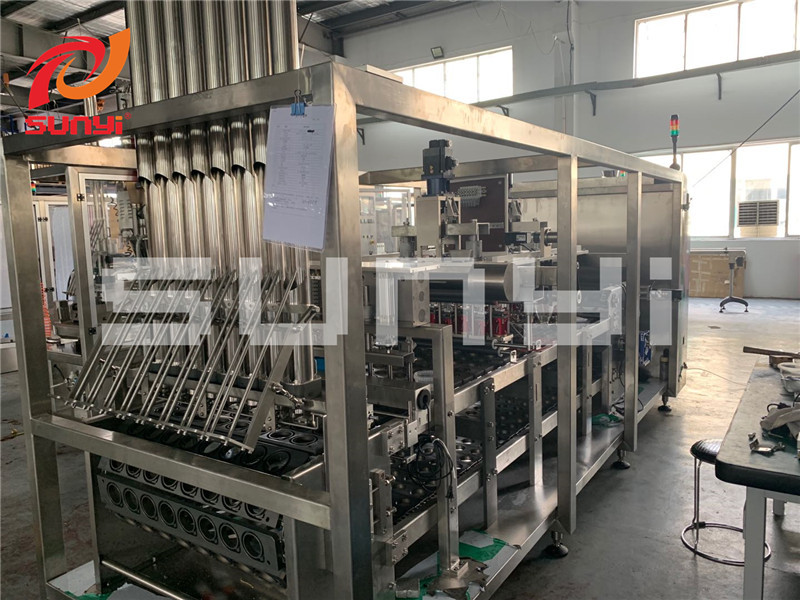 SKP-8 8Lines Plastic Cup Filling Sealing Machine