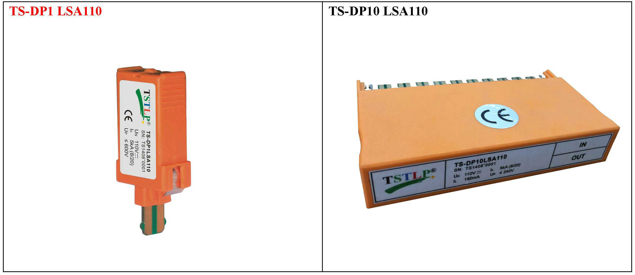 Module - Plug In Telephone Line Surge Protector Single Pair 10MHz Bandwidth