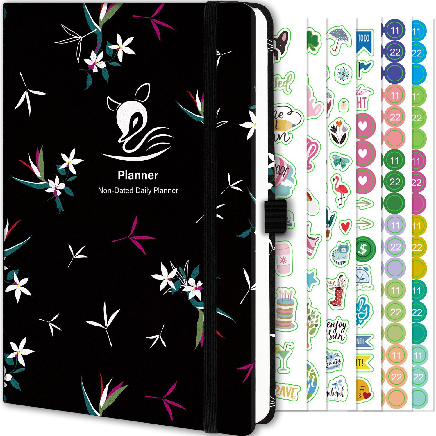 Thermal Binding Hardcover Diary Planner Journal Set for Daily Weekly Monthly Planning