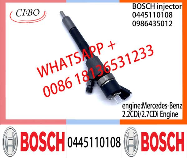BOSCH Common Rail Injector 0445110107 0986435037 0445110108 0986435012