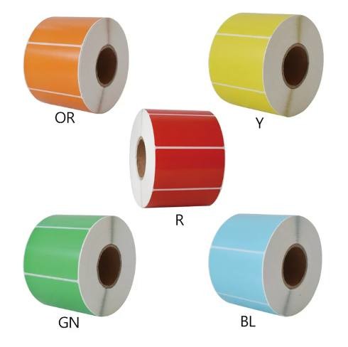 Customized 3 proof thermal paper sticker top coated thermal paper sticker with glassine liner