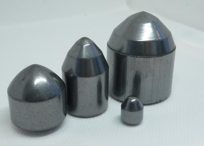 High Hardness Tungsten Carbide Buttons Cone Shaped For Rock Drilling