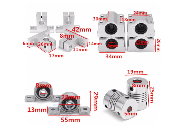 100mm 800mm Miniature Linear Rail Slide MGN7 MGN12 MGN15 MGN9