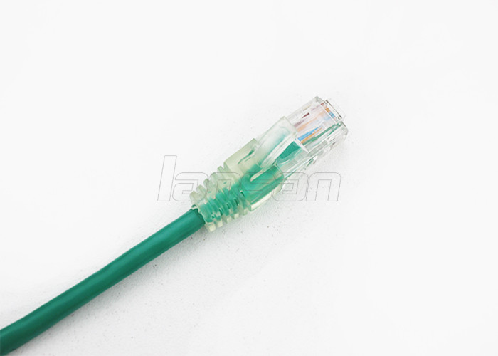 LSZH Jacket Cat6 Patch Cord OFC Conductor HDPE Insulation Pass Fluke Test