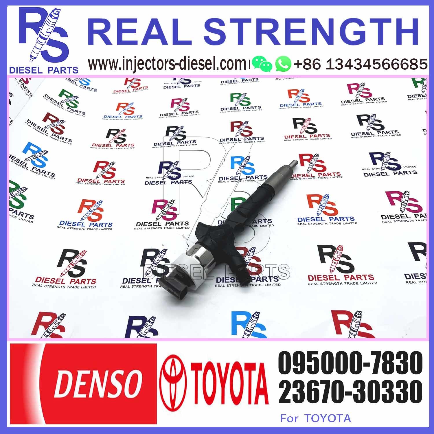 23670-30330 For Factory Engine Parts High Quality Diesel Common Rail Fuel Injector 095000-7830