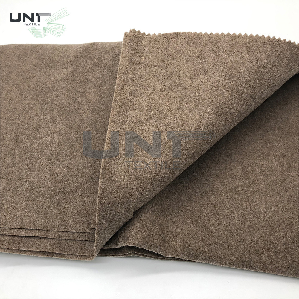 Soft Under Collar Felt Interlining Fabric For Suit Collar Wear Resistant