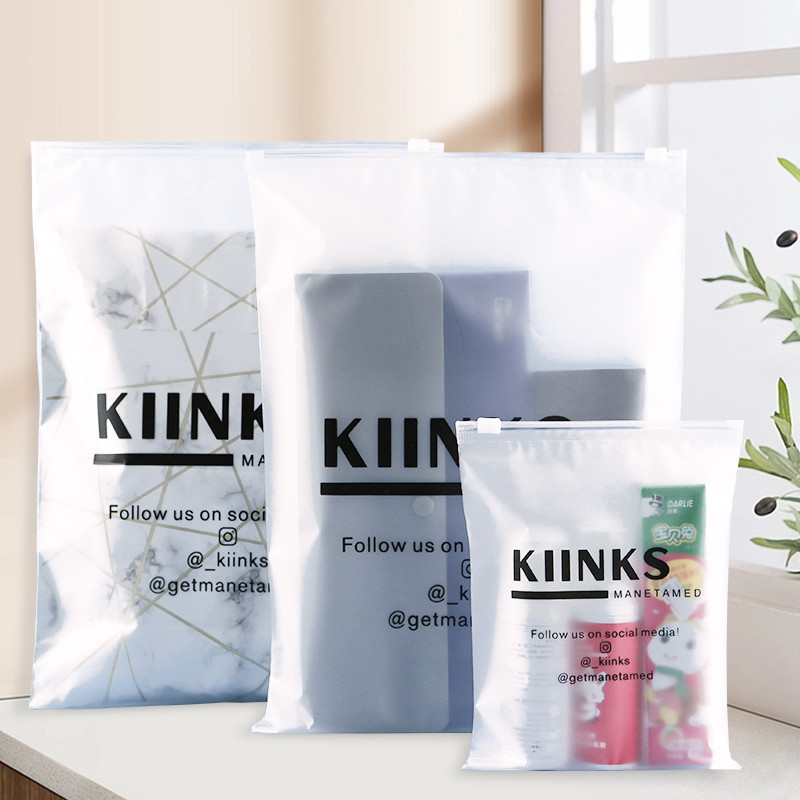 Rectangular Custom Printed Frosted Apparel Packaging For Your Products