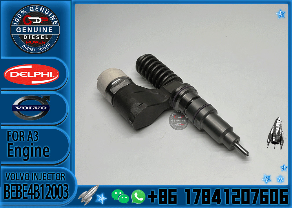 Diesel Engine Fuel Common Rail Injector BEBE4B12001 RG33967 33800-84100 BEBE4B15002 HRE329 BEBE4B12002 BEBE4B12003