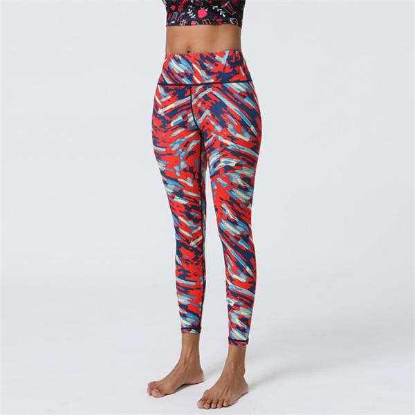 Wholesale European Size S-XL Yoga Pants High Waist Tights Butt-lifting Yoga
