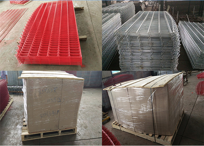 Bending Top Powder Coating 50*200mm Welded Wire Garden Fence