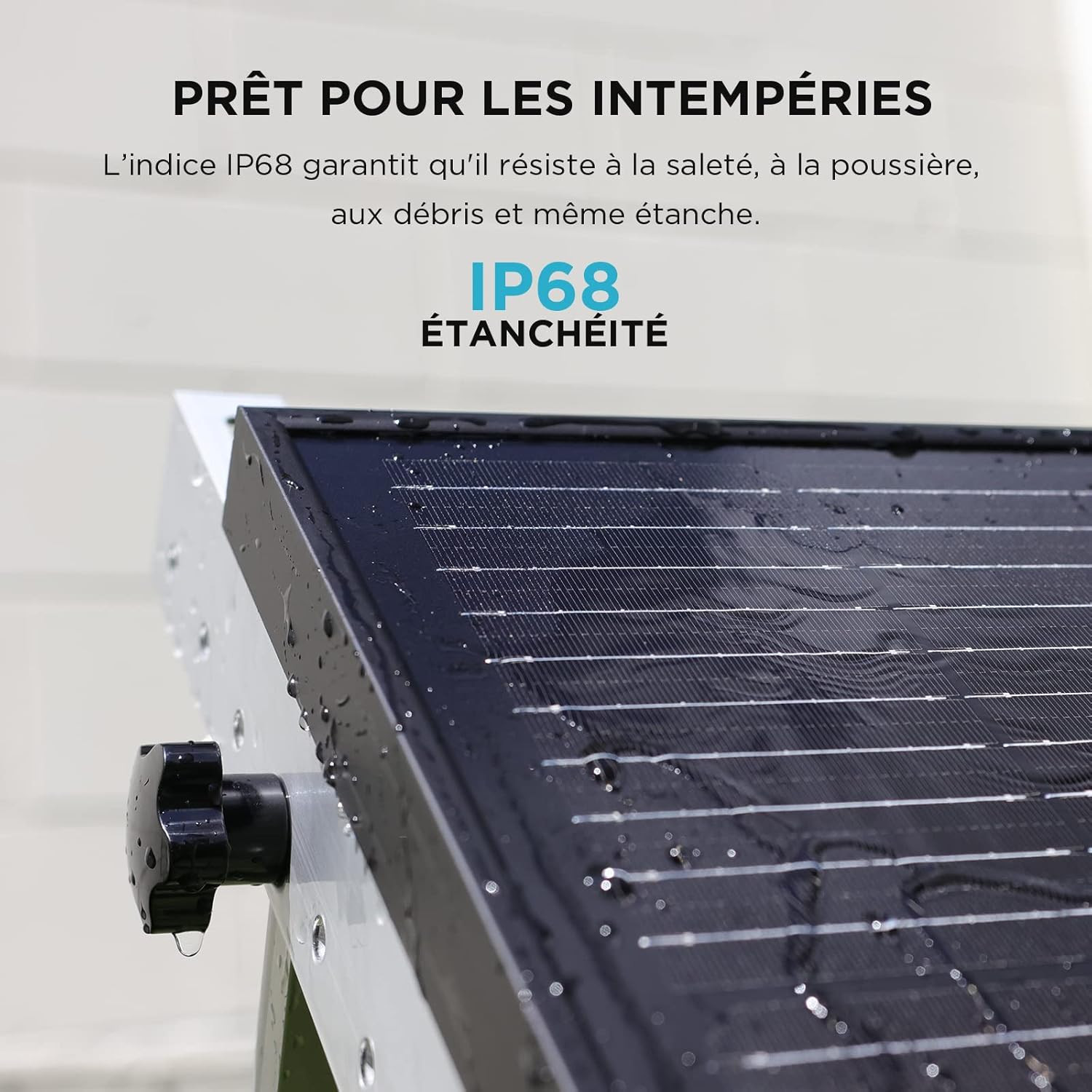 Monocrystalline 100 Watt Solar Panel Complete Black For Camper Boat Rimorchi Camper Marine