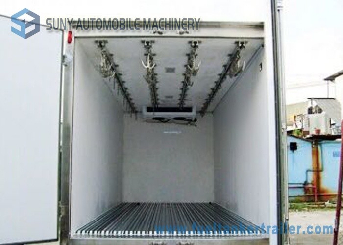 14ft Refrigerator Van Truck / Refrigerated Box Refrigerator Freezer Cargo Van CKD Kits