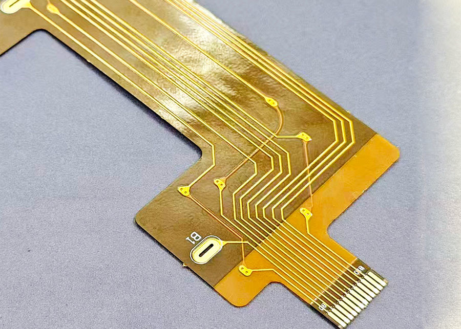 Double Sided Yellow Film Battery Collection FPC For New Energy Vehicle Circuit Board