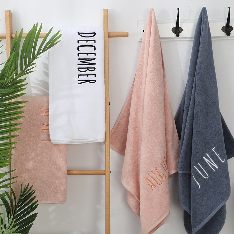 ALL Age Group 2024 100% Cotton Bath Towel for Face Cleaning Extra Large Custom Size