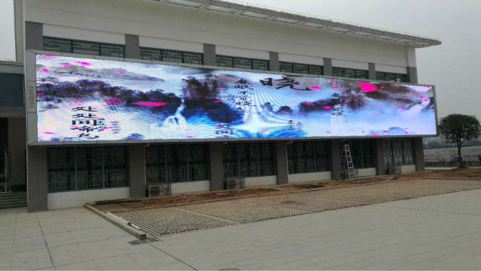 China Front Assemble Outdoor LED Billboard Led Display For Cultural Promotion / 320mm X 320mm supplier