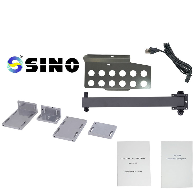 200mm Glass Scale Linear Encoder For Lathe Boring Machine TTL Measuring Digital Readout System
