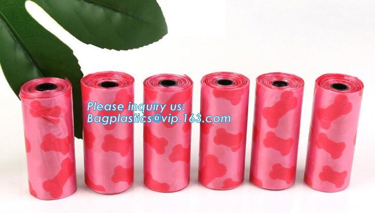 10 Rolls/150Pcs Plastic Pet Dog Waste Bags 33 * 22cm Durable Trash Cleaning Bag, cornstarch based compostable pet waste