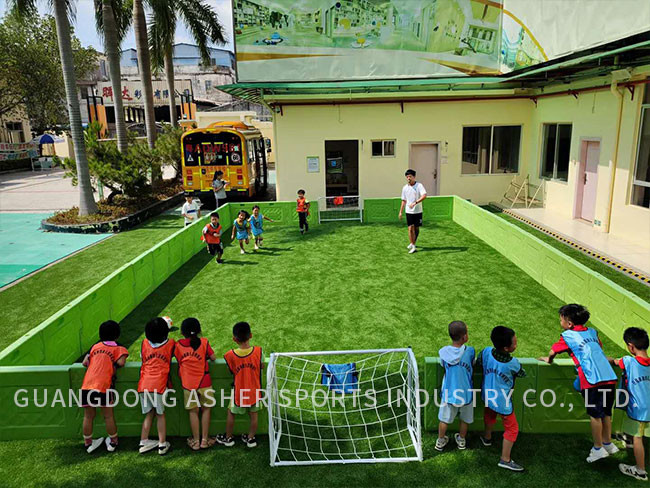 Ornamental Indoor Natural Artificial Turf 30mm Pile Height Grass Carpet Type