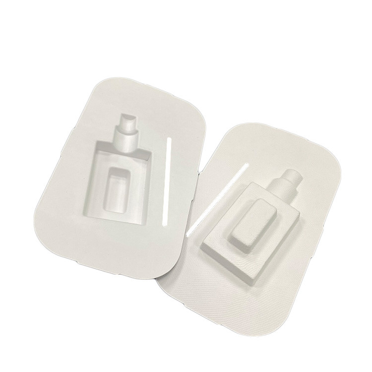 Single Perfume Molded Fiber Packaging Wet Press Thermoformed Pulp Packaging