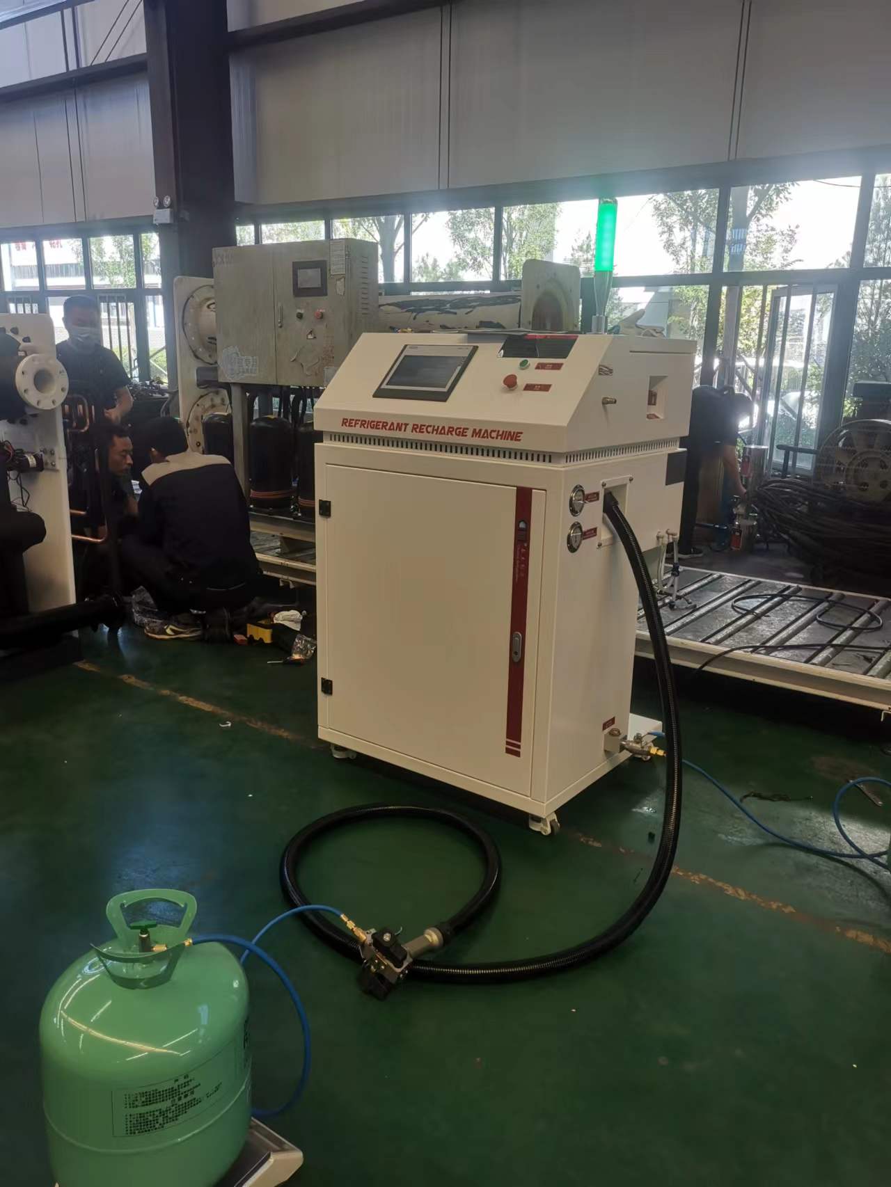 Freon Gas R600 Filling Machine Gas Charging Station