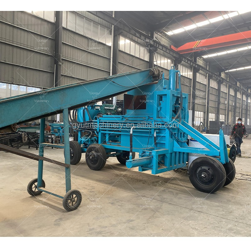 2100 KG Straw Silage Peat Grass Bagging Compactor Machine with Baler Pack Function