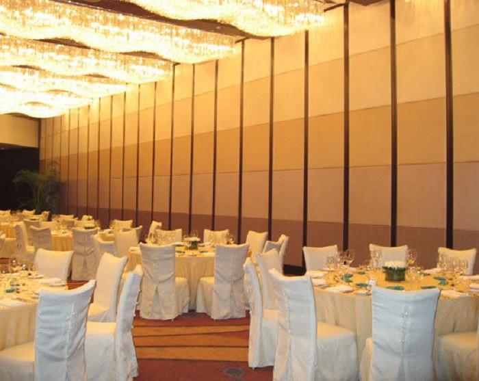 Eco Friendly Perforated Wood Acoustic Panels Polyester Fabric Fiber PET Acoustic Panels